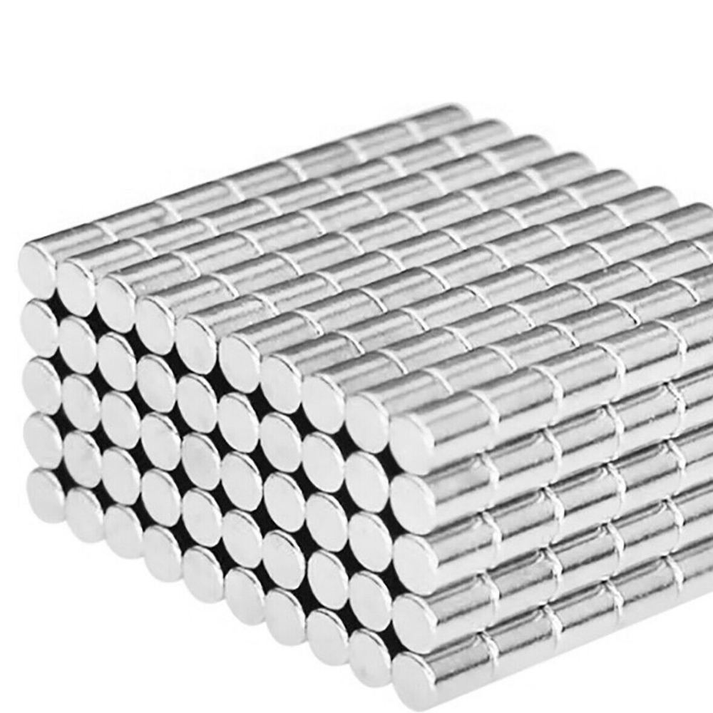Çap 3mm X Kalınlık 4mm Yuvarlak Neodyum Mıknatıs