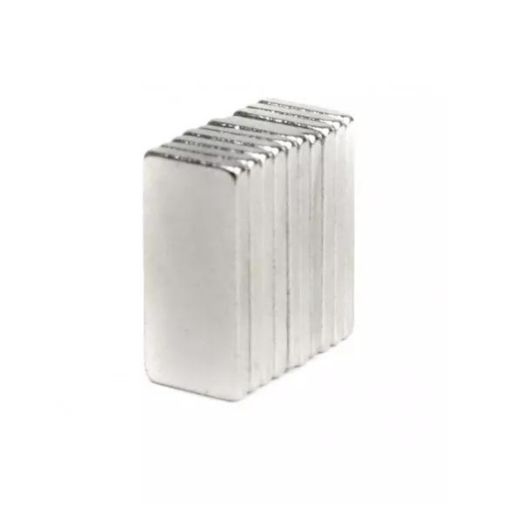 Boy 10mm X En 10mm X Kalınlık 1mm Neodyum Mıknatıs