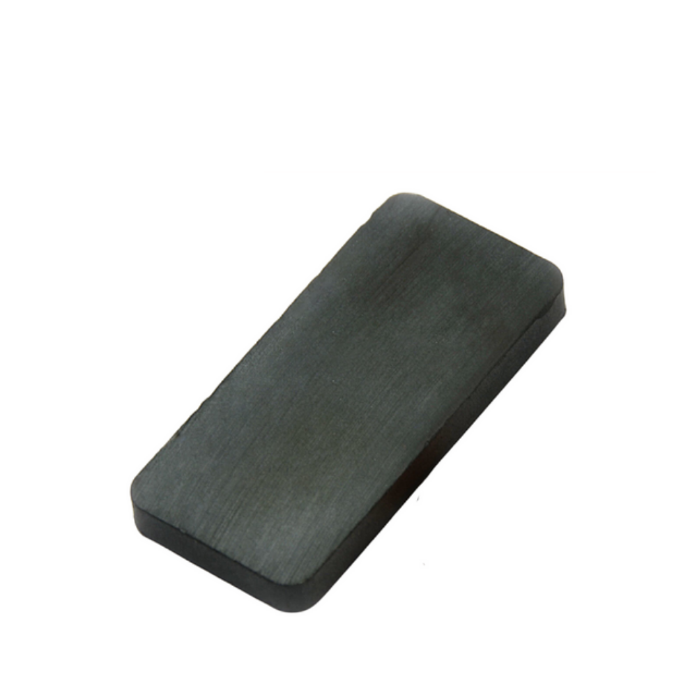 Boy 40mm X En 20mm X Kalınlık 10mm Ferrit(Kömür) Mıknatıs