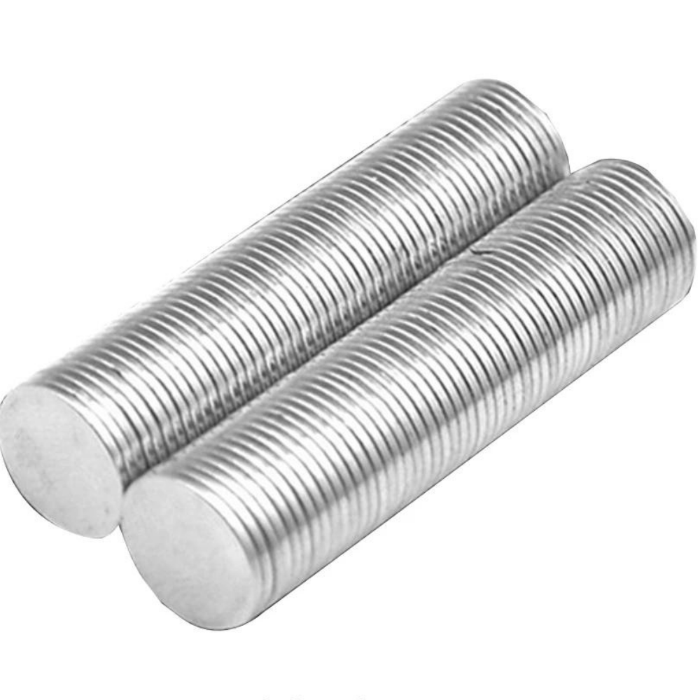 Çap 10mm X Kalınlık 1mm Yuvarlak Neodyum Mıknatıs