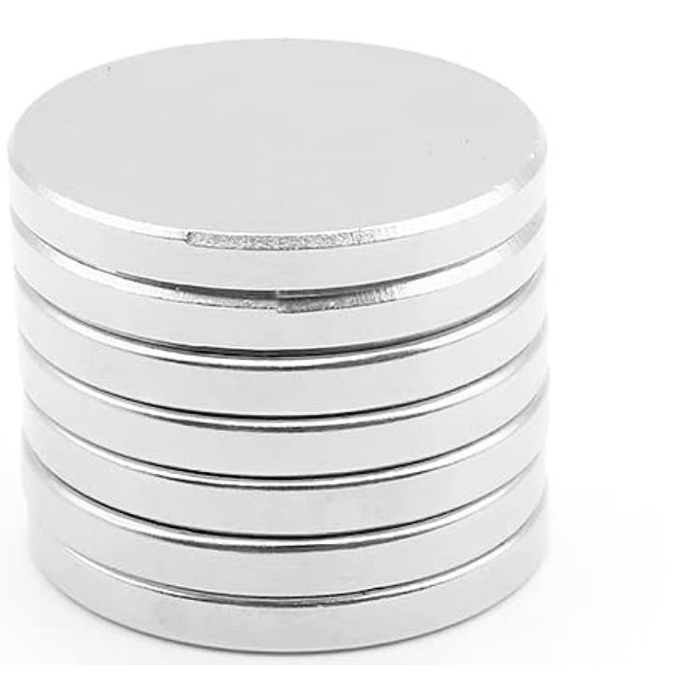 Çap 40mm X Kalınlık 5mm Yuvarlak Neodyum Mıknatıs
