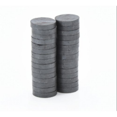 Çap 15mm X Kalınlık 3mm Yuvarlak Ferrit(Kömür) Mıknatıs