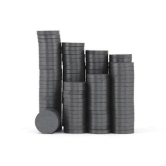 Çap 18mm X Kalınlık 3mm Yuvarlak Ferrit(Kömür) Mıknatıs